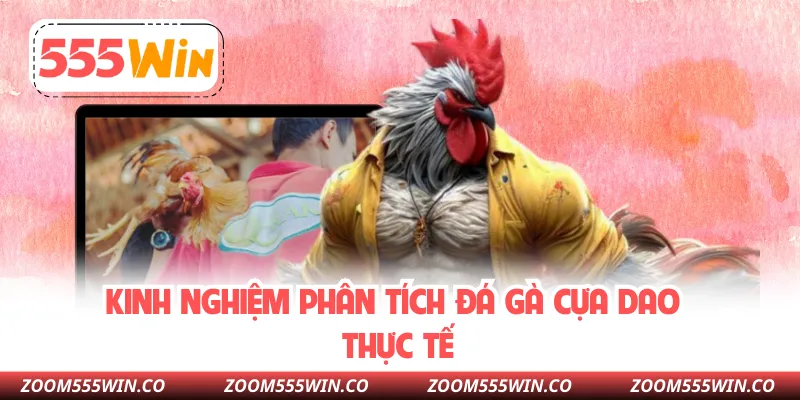 Kinh Nghiệm Phân Tích Đá Gà Cựa Dao Thực Tế